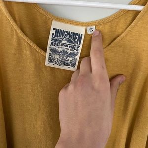 JungMaven Hemp Mustard Tank Top